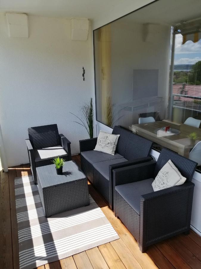 Uhldingen-Mühlhofen Sonnige Ferienwohnung Mit Seeblick מראה חיצוני תמונה